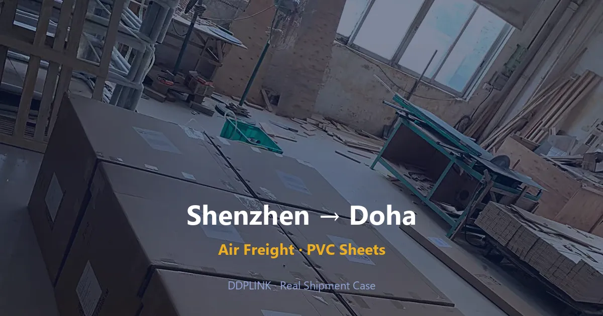 Shenzhen → Doha shipment case